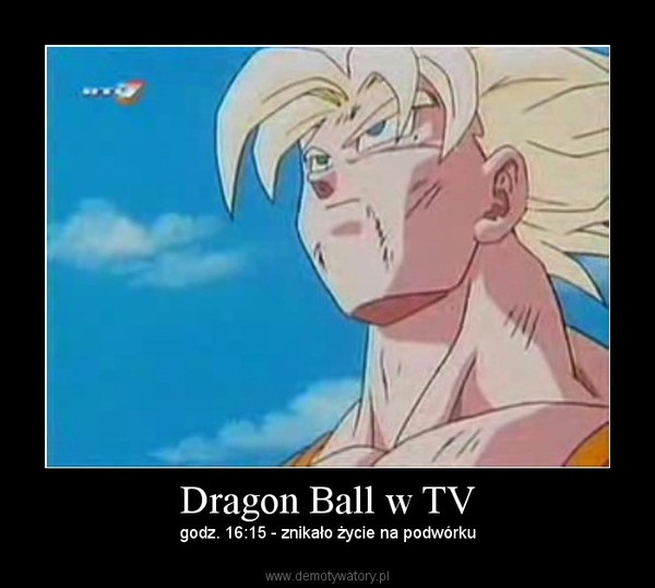 Dragon Ball w TV – godz. 16:15 - znikało życie na podwórku 