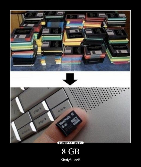 8 GB – Kiedyś i dziś 