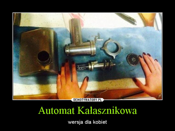 Automat Kałasznikowa – wersja dla kobiet 