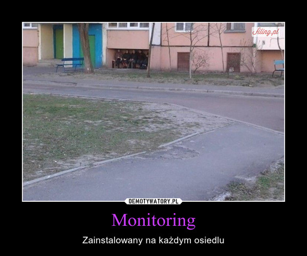 Monitoring – Zainstalowany na każdym osiedlu 