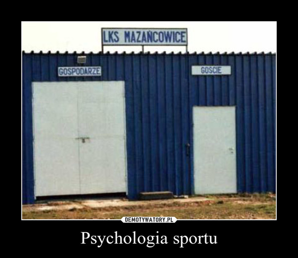 Psychologia sportu –  