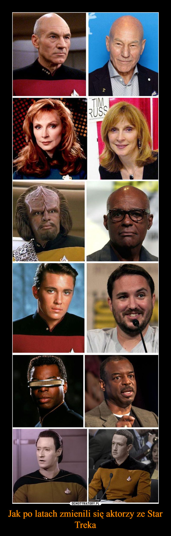 Jak po latach zmienili się aktorzy ze Star Treka