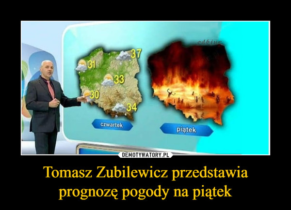 Tomasz Zubilewicz przedstawia prognozę pogody na piątek