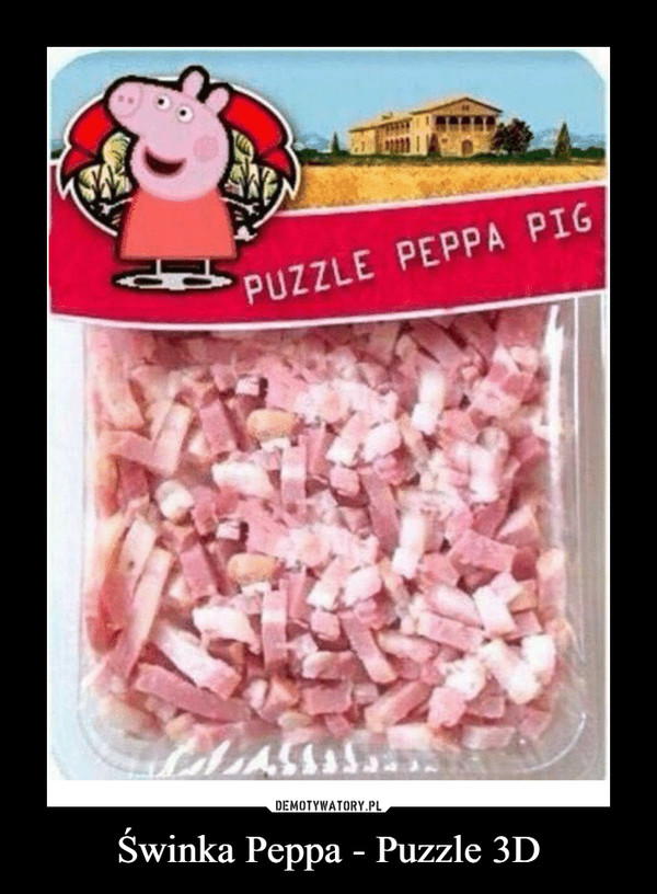 Świnka Peppa - Puzzle 3D