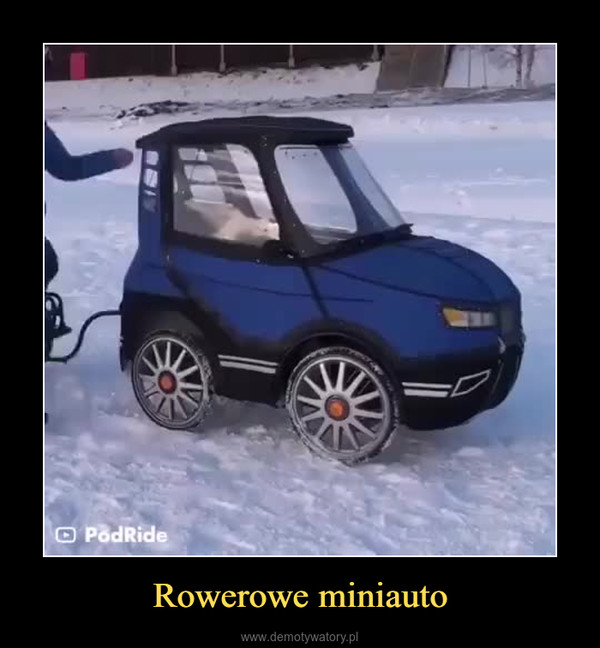 Rowerowe miniauto –  