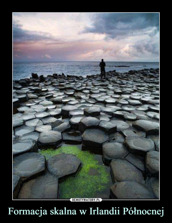 Formacja skalna w Irlandii Północnej –  