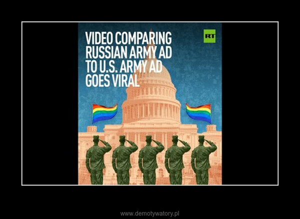 USA vs Rosja reklama zachęcająca do wstąpienia w szeregi armii –  