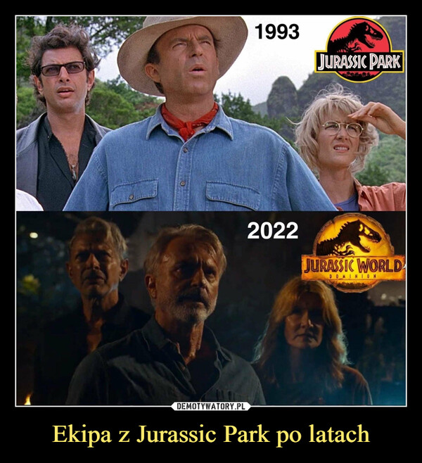 Ekipa z Jurassic Park po latach