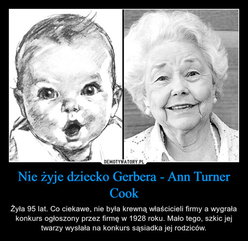 Nie żyje dziecko Gerbera - Ann Turner Cook