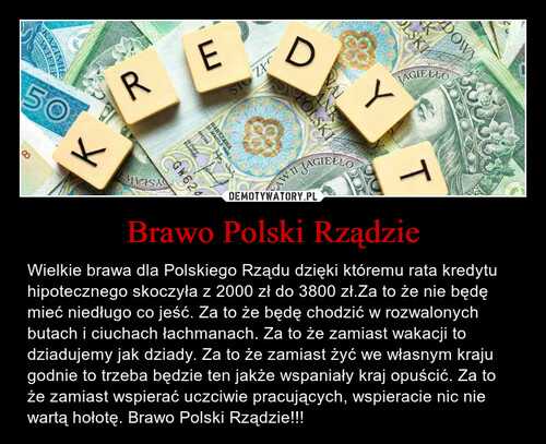 Brawo Polski Rządzie