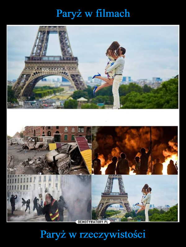 Paryż w filmach Paryż w rzeczywistości
